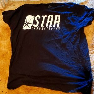 Black Flash fastest man live s.t.a.r. laboratories t-shirt size 2xl